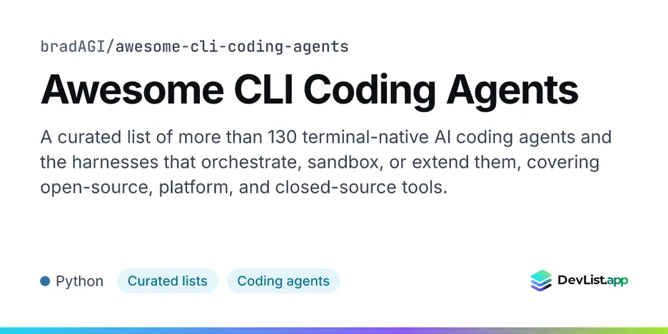 Awesome CLI Coding Agents