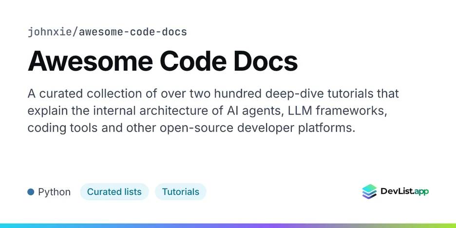 Awesome Code Docs
