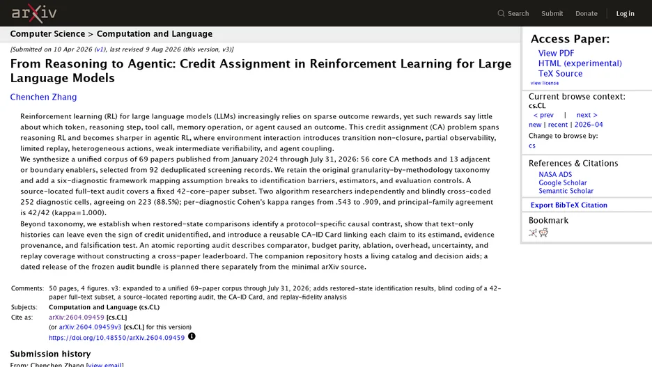 Awesome Credit Assignment in LLM RL