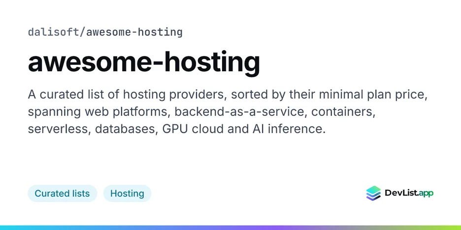 awesome-hosting