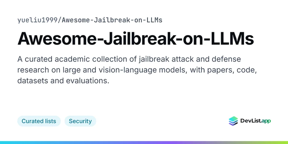 Awesome-Jailbreak-on-LLMs