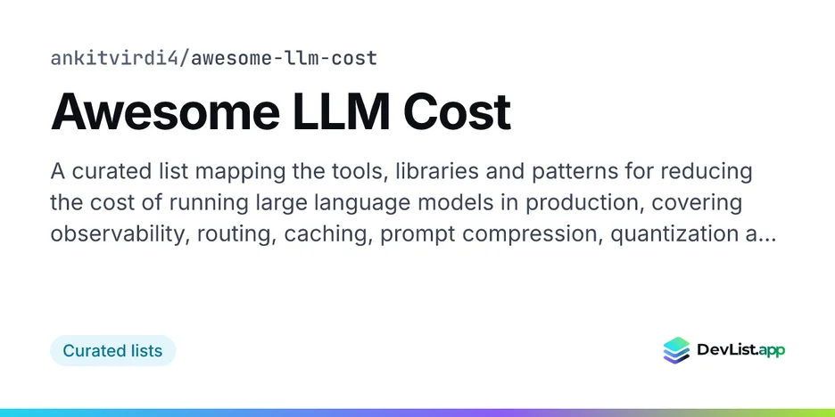 Awesome LLM Cost
