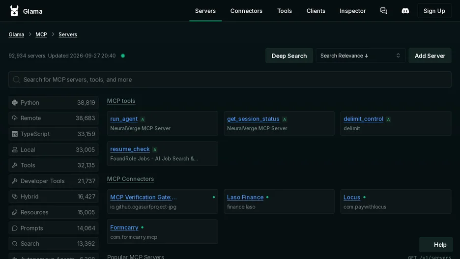 Awesome MCP Servers