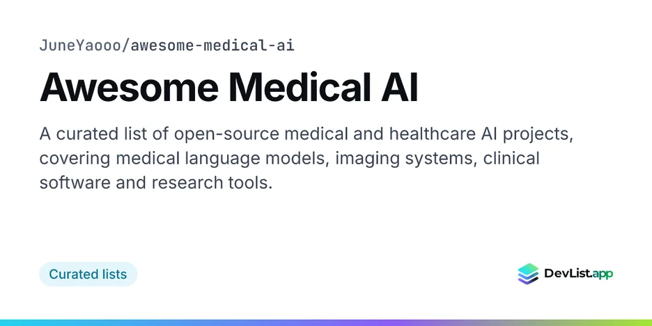 Awesome Medical AI