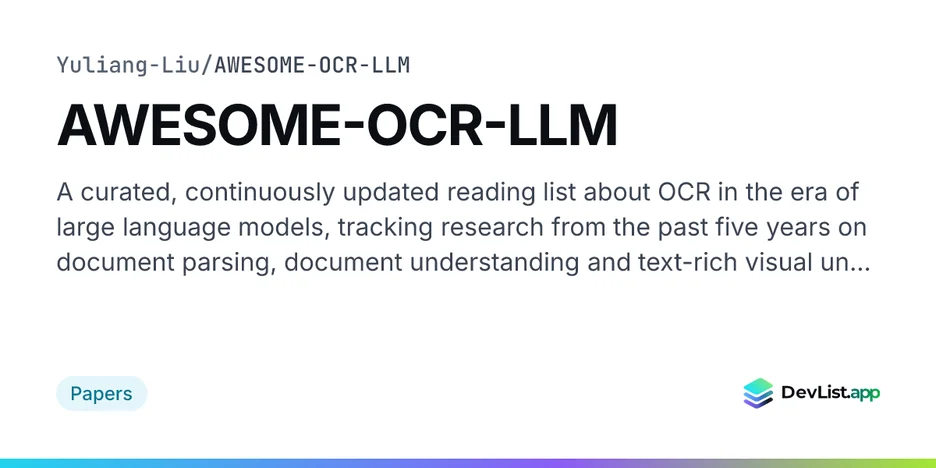 AWESOME-OCR-LLM