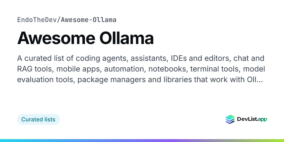 Awesome Ollama