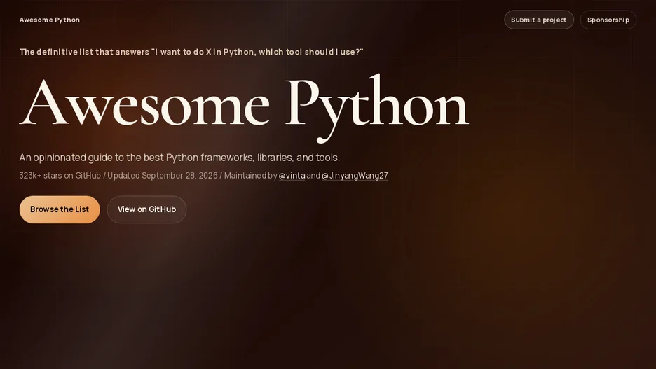 Awesome Python