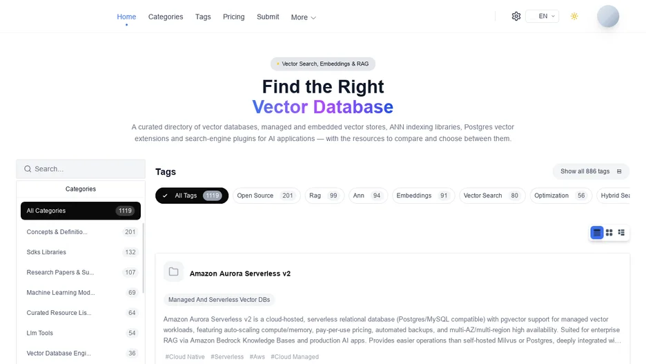 Awesome Vector Databases
