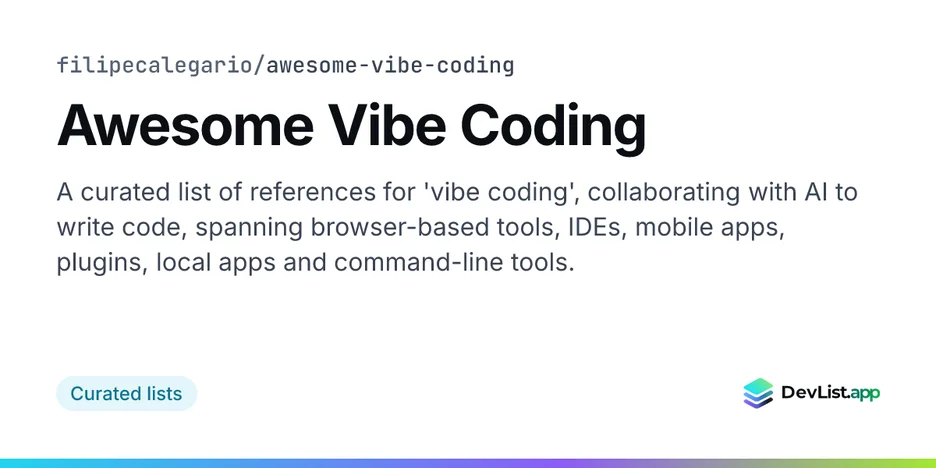Awesome Vibe Coding
