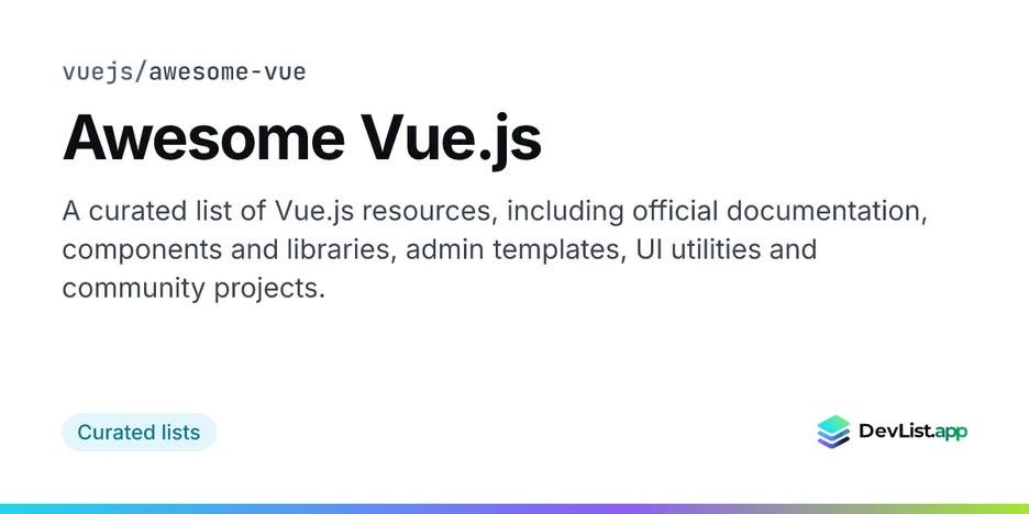 Awesome Vue.js