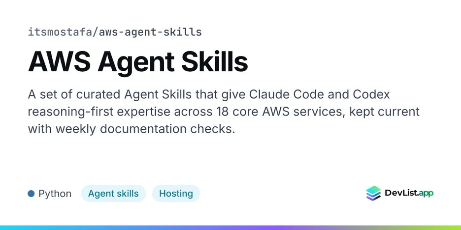 AWS Agent Skills