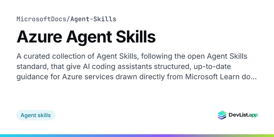 Azure Agent Skills