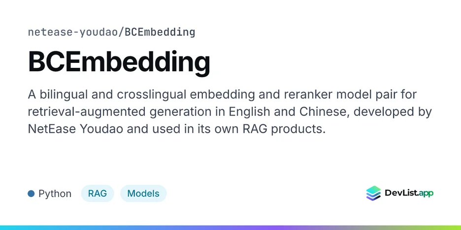 BCEmbedding