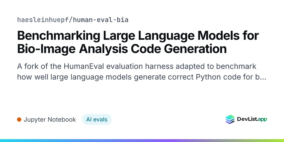 Benchmarking Large Language Models for Bio-Image Analysis Code Generation