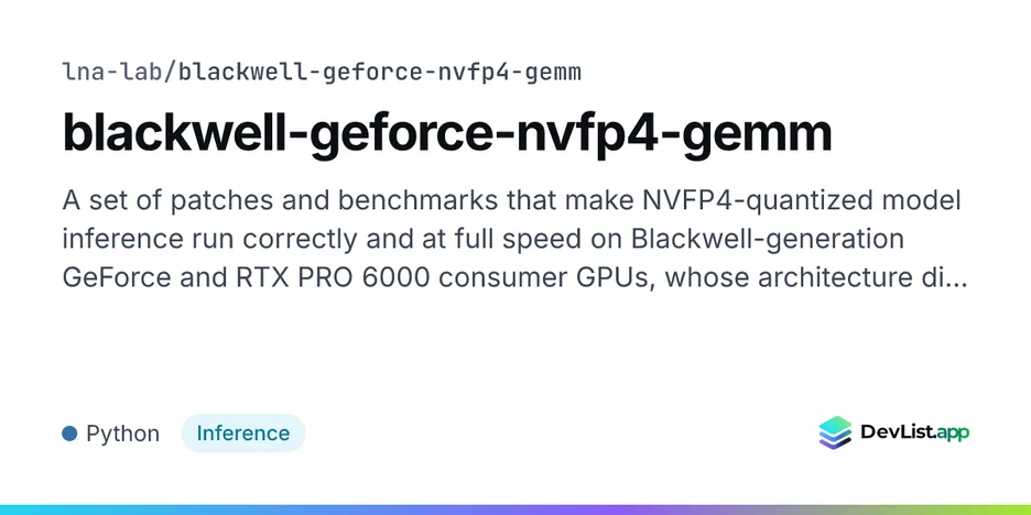 blackwell-geforce-nvfp4-gemm