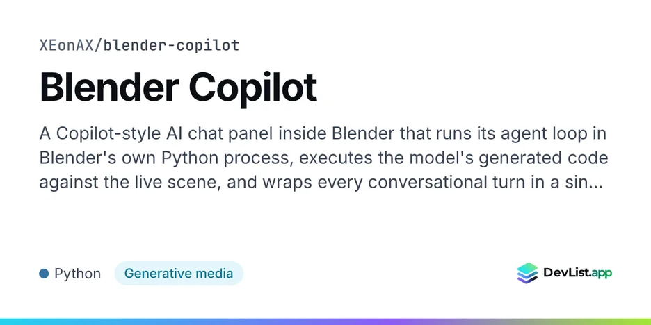 Blender Copilot