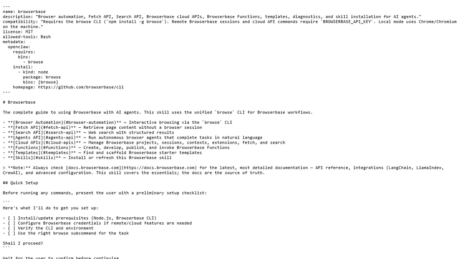 Browserbase Skills