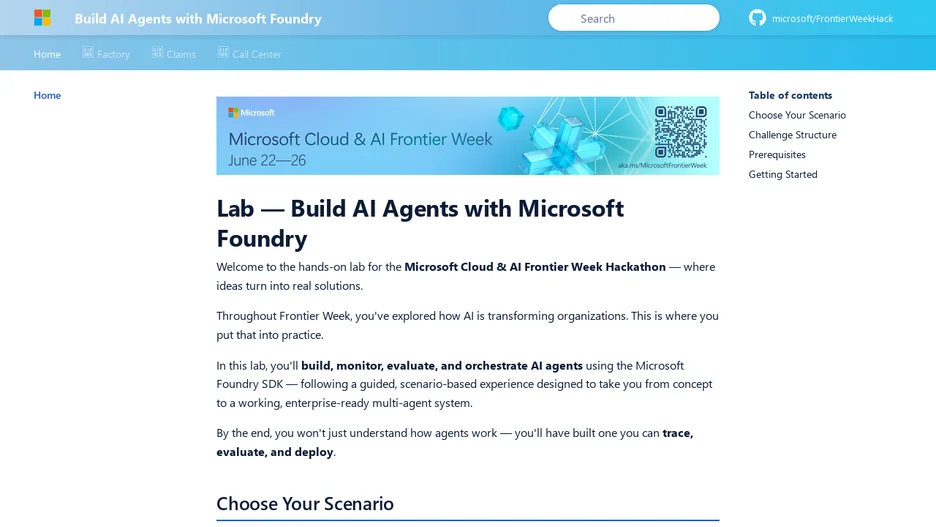 Build and Scale AI Agents with Microsoft Foundry