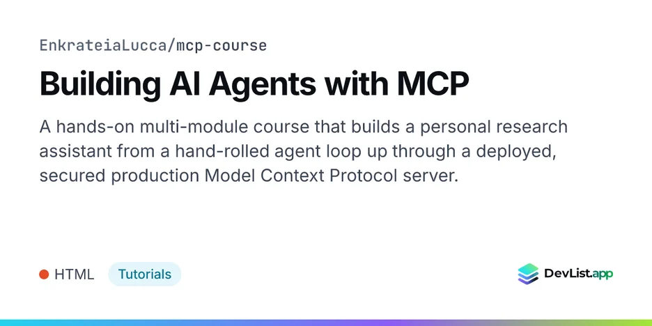 Building AI Agents with MCP