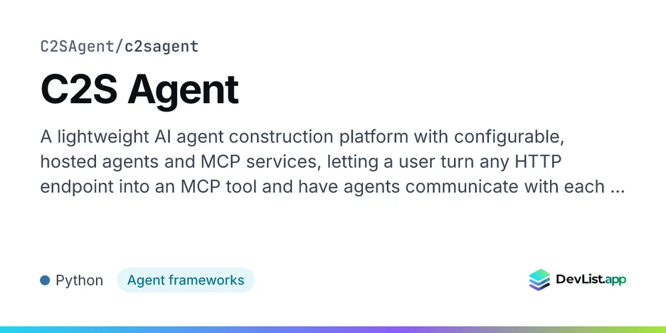 C2S Agent