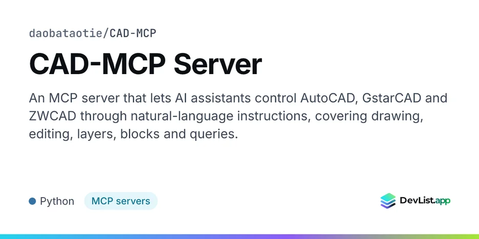 CAD-MCP Server