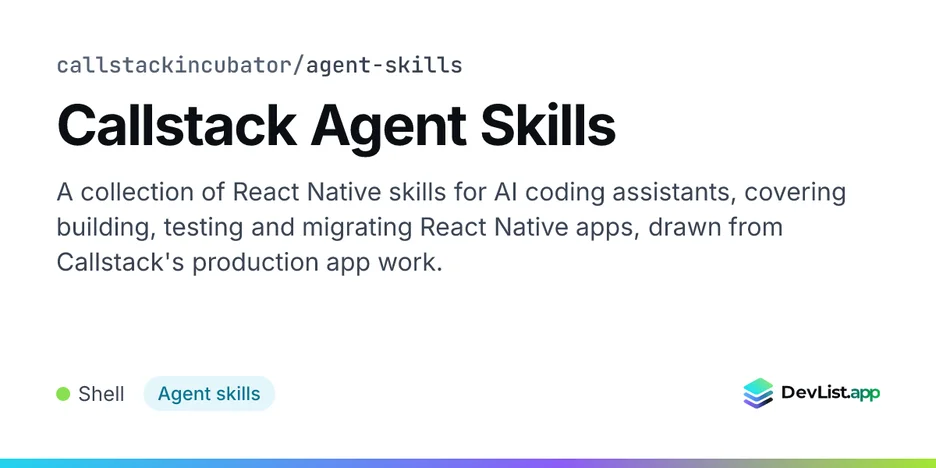 Callstack Agent Skills