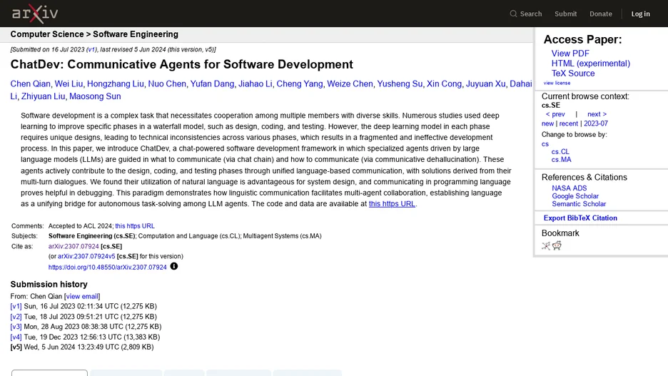 ChatDev
