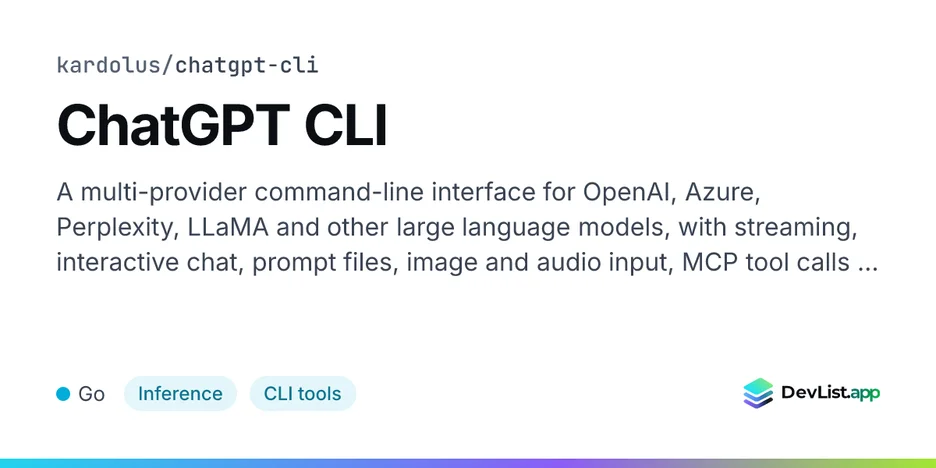 ChatGPT CLI