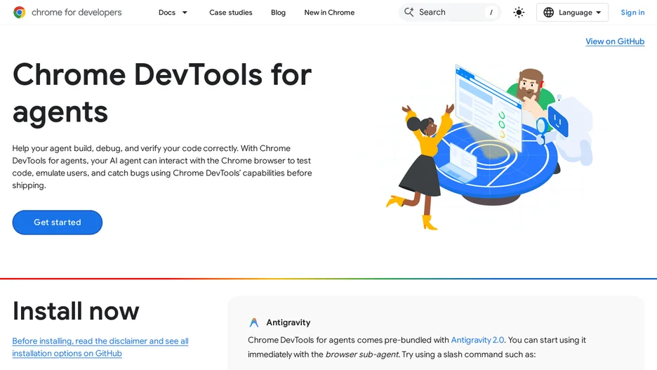 Chrome DevTools for agents