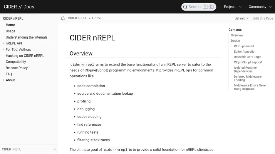 CIDER nREPL