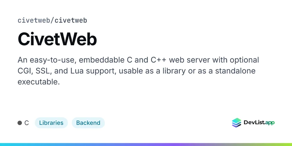 CivetWeb