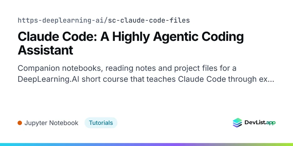 Claude Code: A Highly Agentic Coding Assistant
