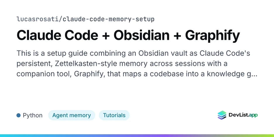Claude Code + Obsidian + Graphify