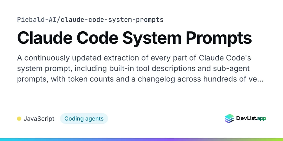 Claude Code System Prompts