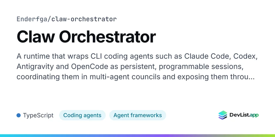 Claw Orchestrator