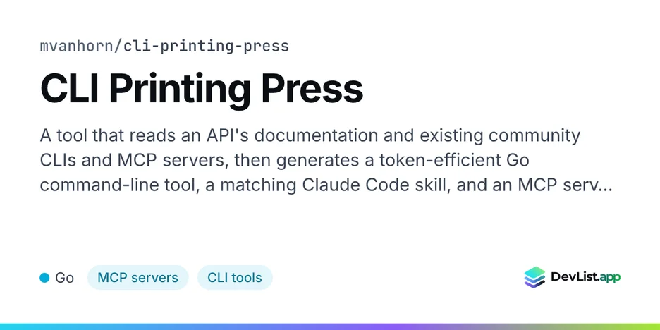 CLI Printing Press
