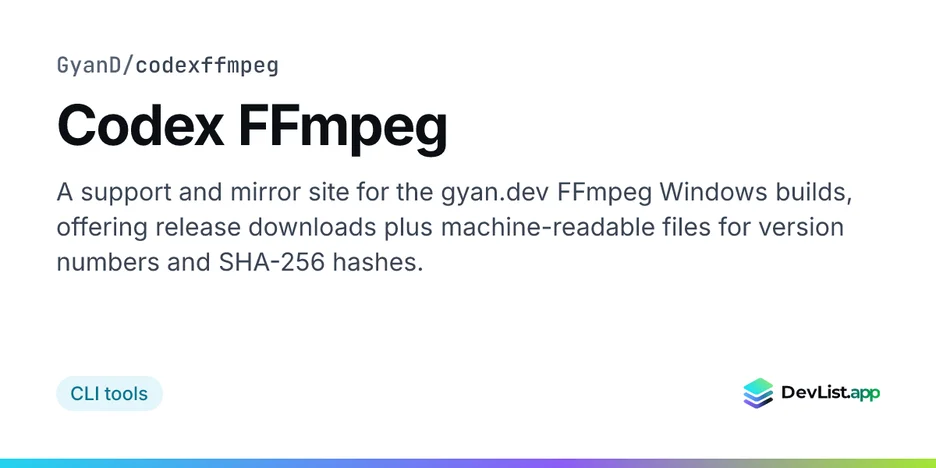 Codex FFmpeg