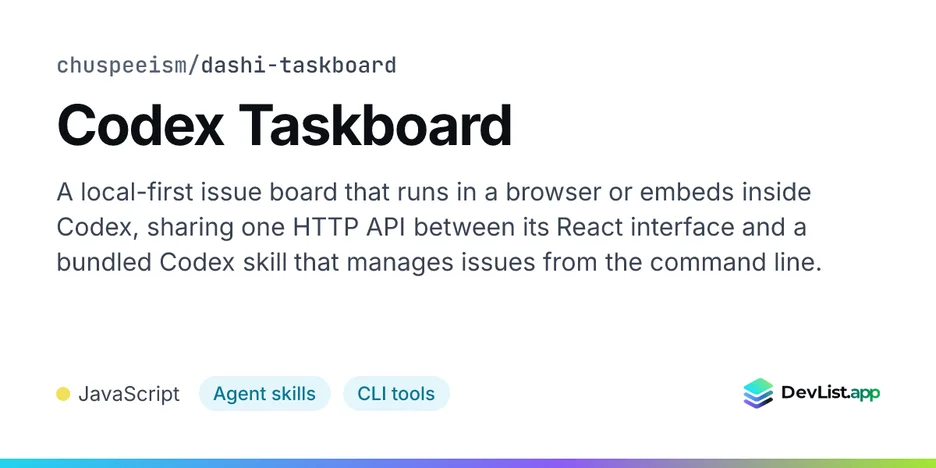 Codex Taskboard