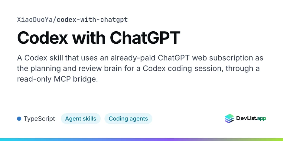 Codex with ChatGPT