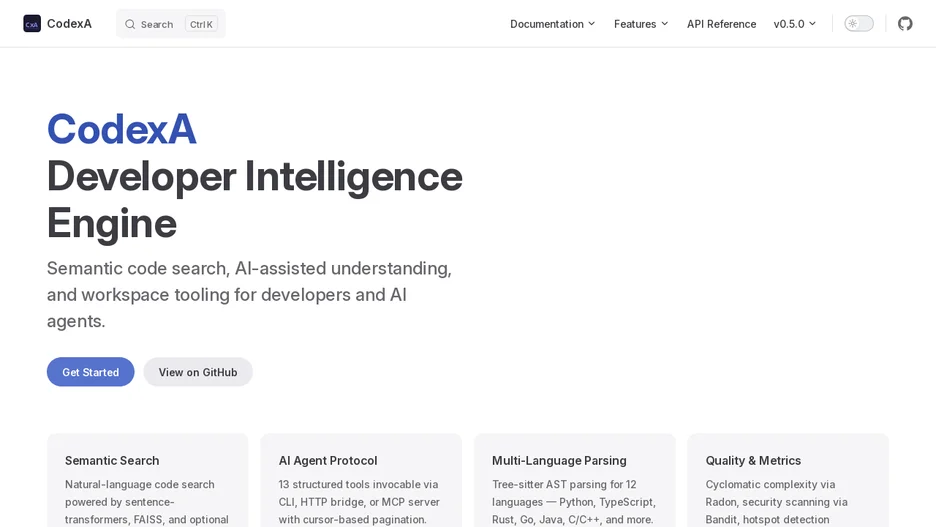 CodexA — Developer Intelligence Engine