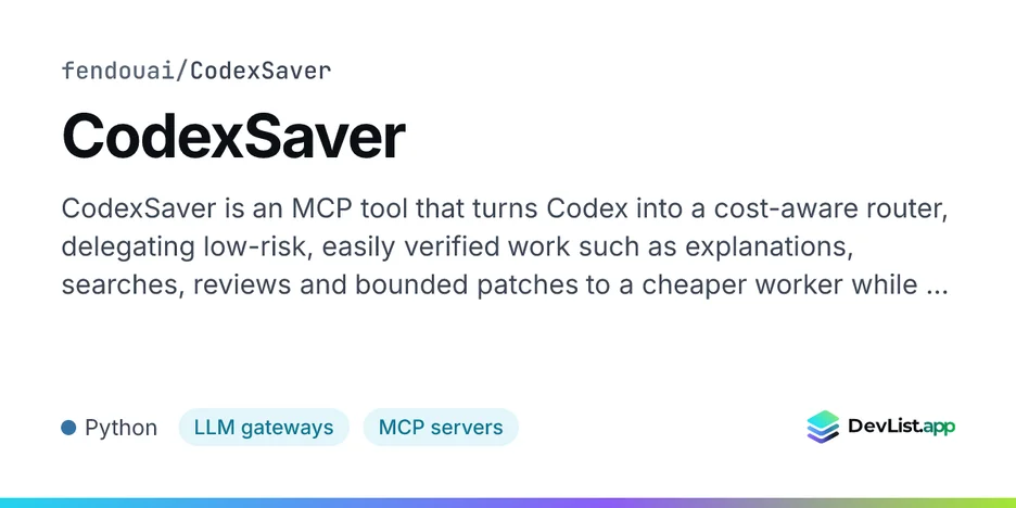 CodexSaver