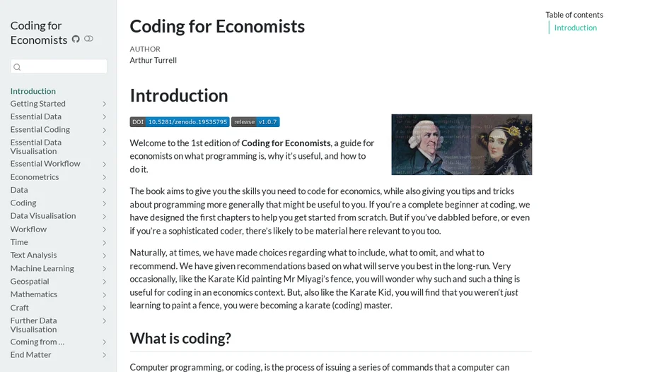 Coding for Economists