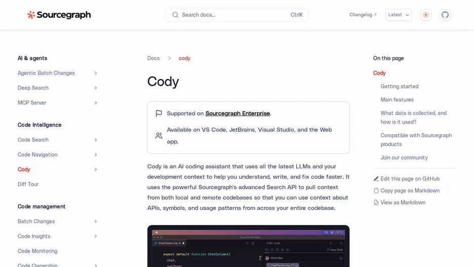 Cody for Visual Studio