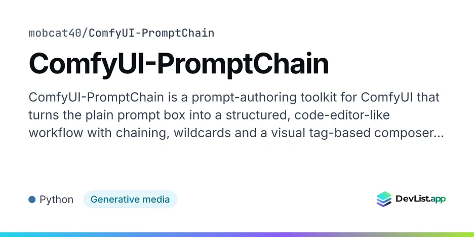ComfyUI-PromptChain