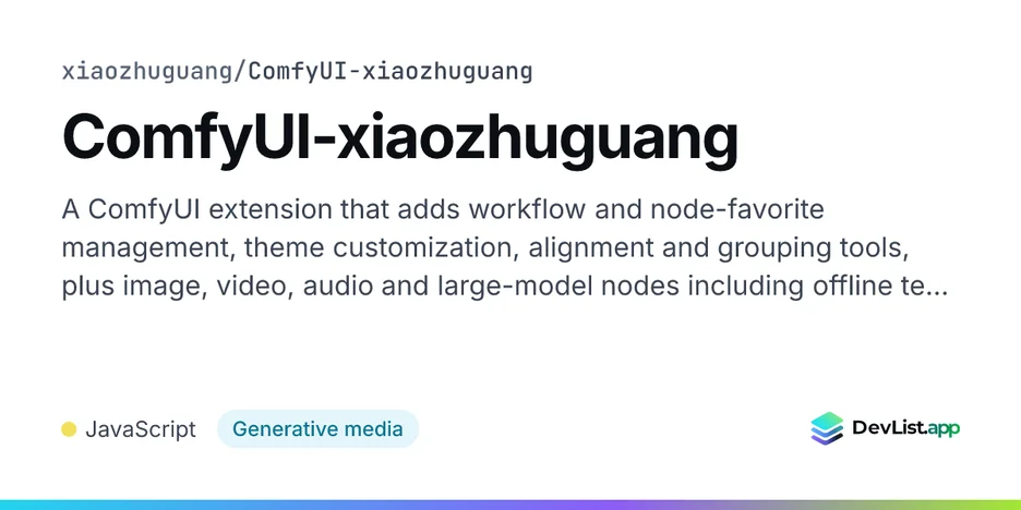 ComfyUI-xiaozhuguang