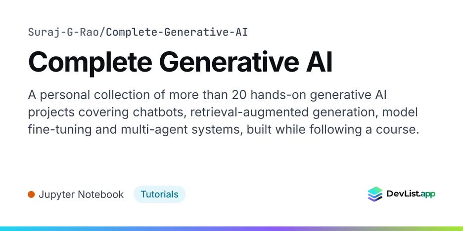Complete Generative AI