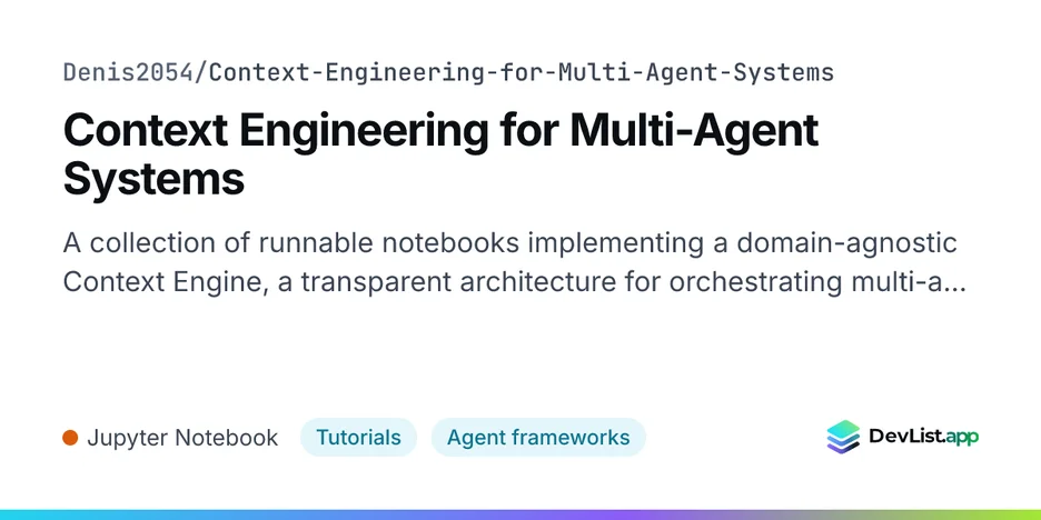 Context Engineering for Multi-Agent Systems