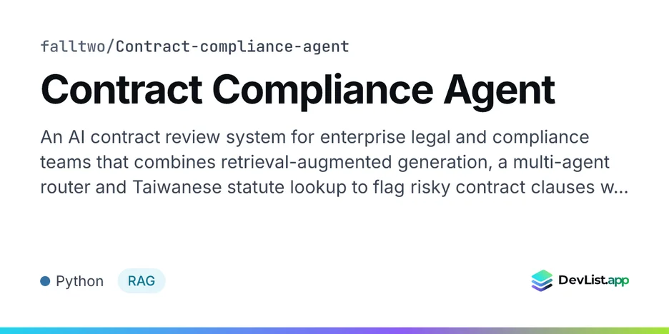 Contract Compliance Agent