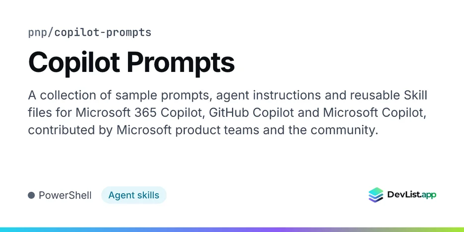 Copilot Prompts