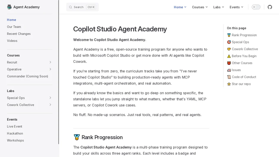 Copilot Studio Agent Academy